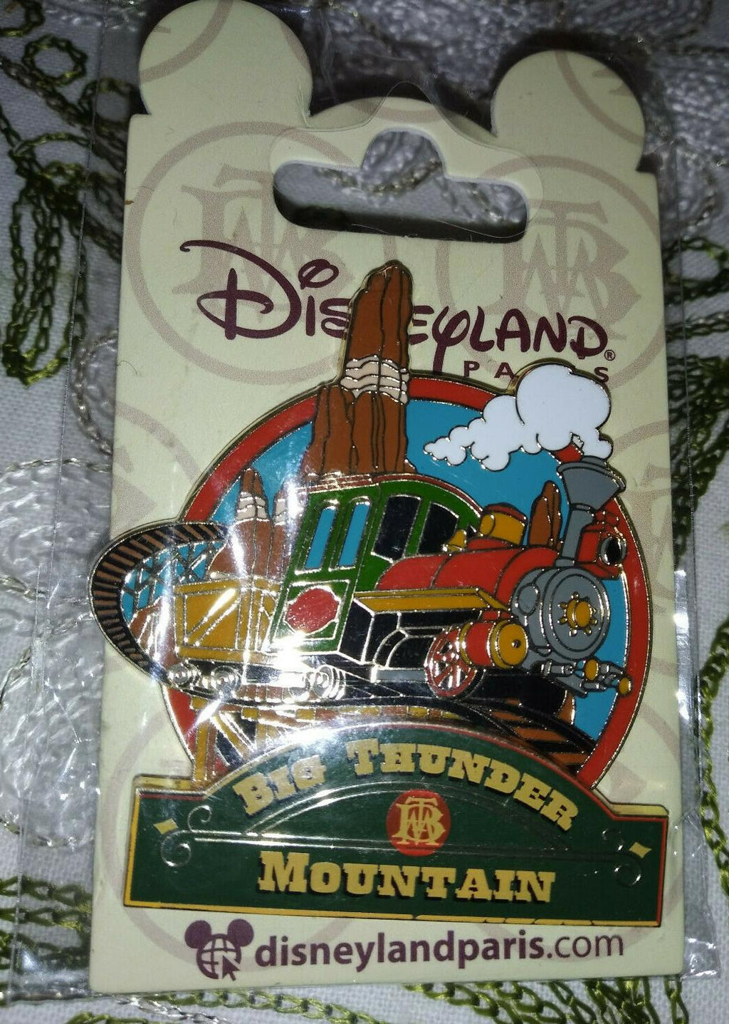 Big Thunder Mountain BTH Logo Attraction Disney Paris Dlrp Dlp Sept 2021 Pin
