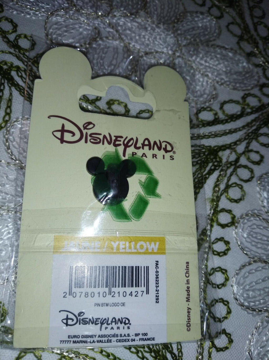 Big Thunder Mountain BTH Logo Attraction Disney Paris Dlrp Dlp Sept 2021 Pin