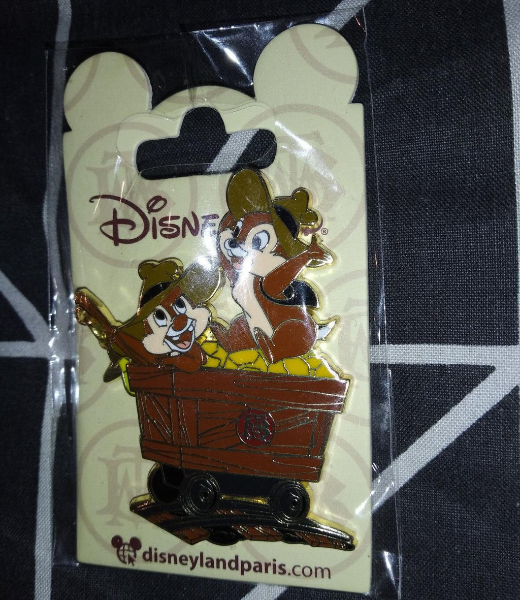 Big Thunder Mountain Chip & Dale Stitch Goofy Dlp Disney Paris 2021 4 Pins Set