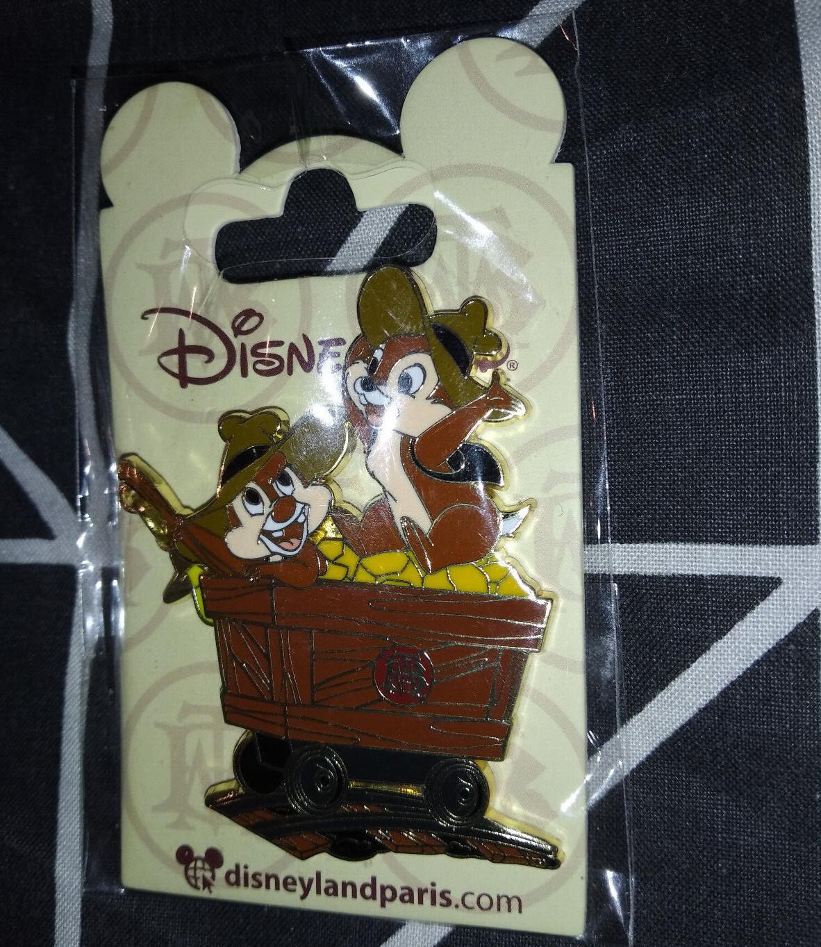 Big Thunder Mountain Chip & Dale Stitch Goofy Dlp Disney Paris 2021 4 Pins Set
