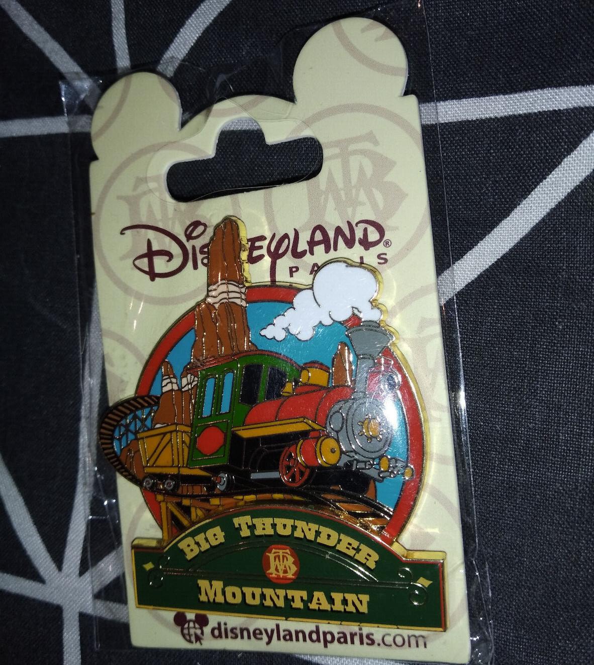 Big Thunder Mountain Chip & Dale Stitch Goofy Dlp Disney Paris 2021 4 Pins Set