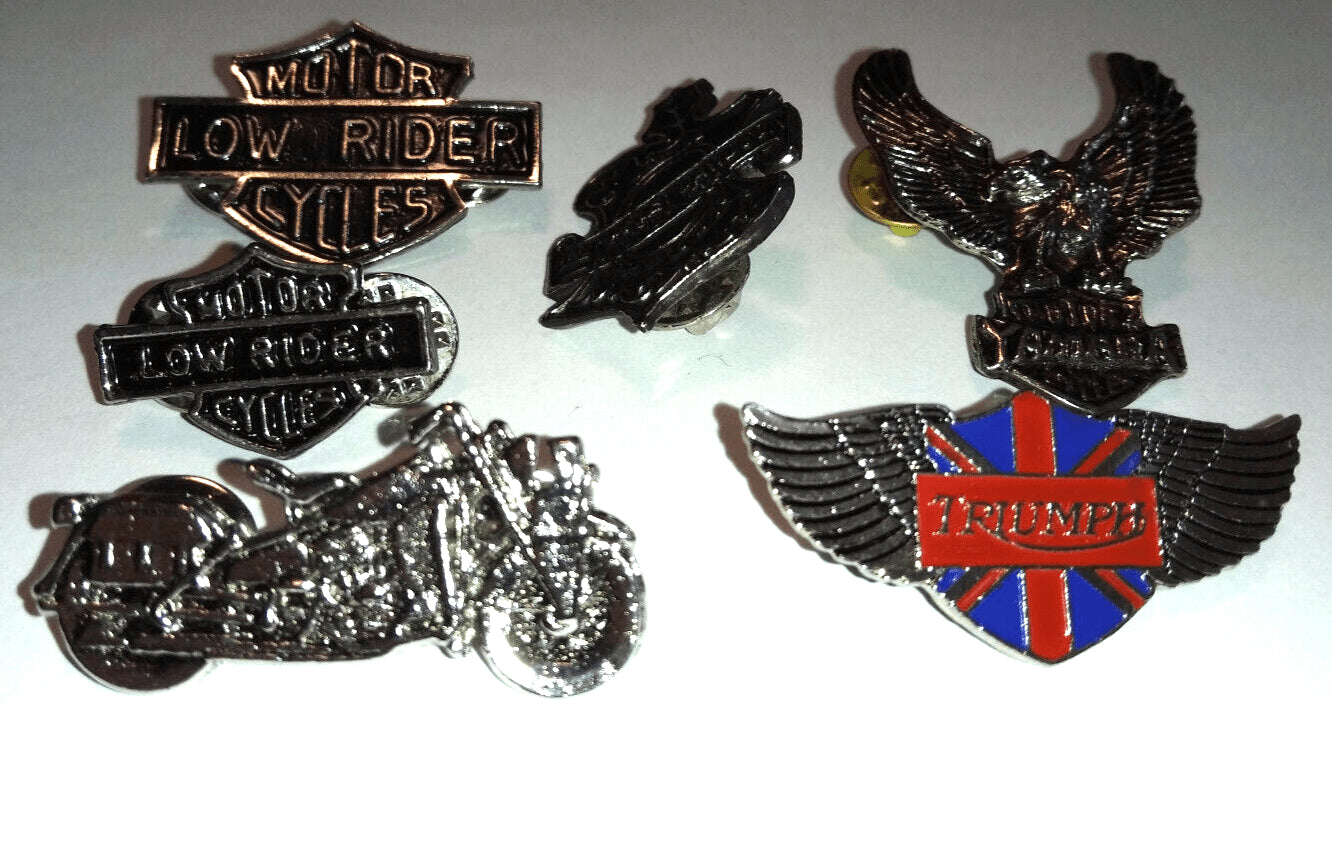 Bikes Motorcycles 6 Pins ( Harley , Triumph , Yamaha ) Union Jack flag pin pin's