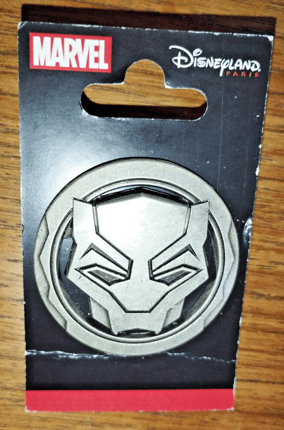 Black Panther Mask Logo Avengers Marvel Land Disney Paris Dlp 2023 Pin