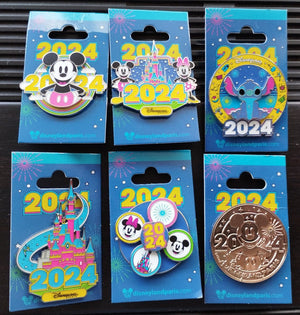 BN 選べるピン DLP ディズニーランドパリ 2024 セレブレーション スティッチ ティンク ミッキー ミニー