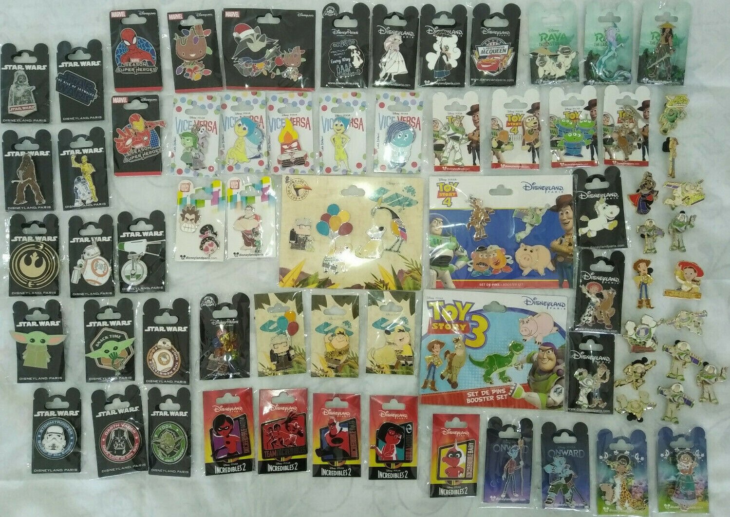 BN Choose Your Pin (s) DLP Disney Land Paris Star Wars Pixar