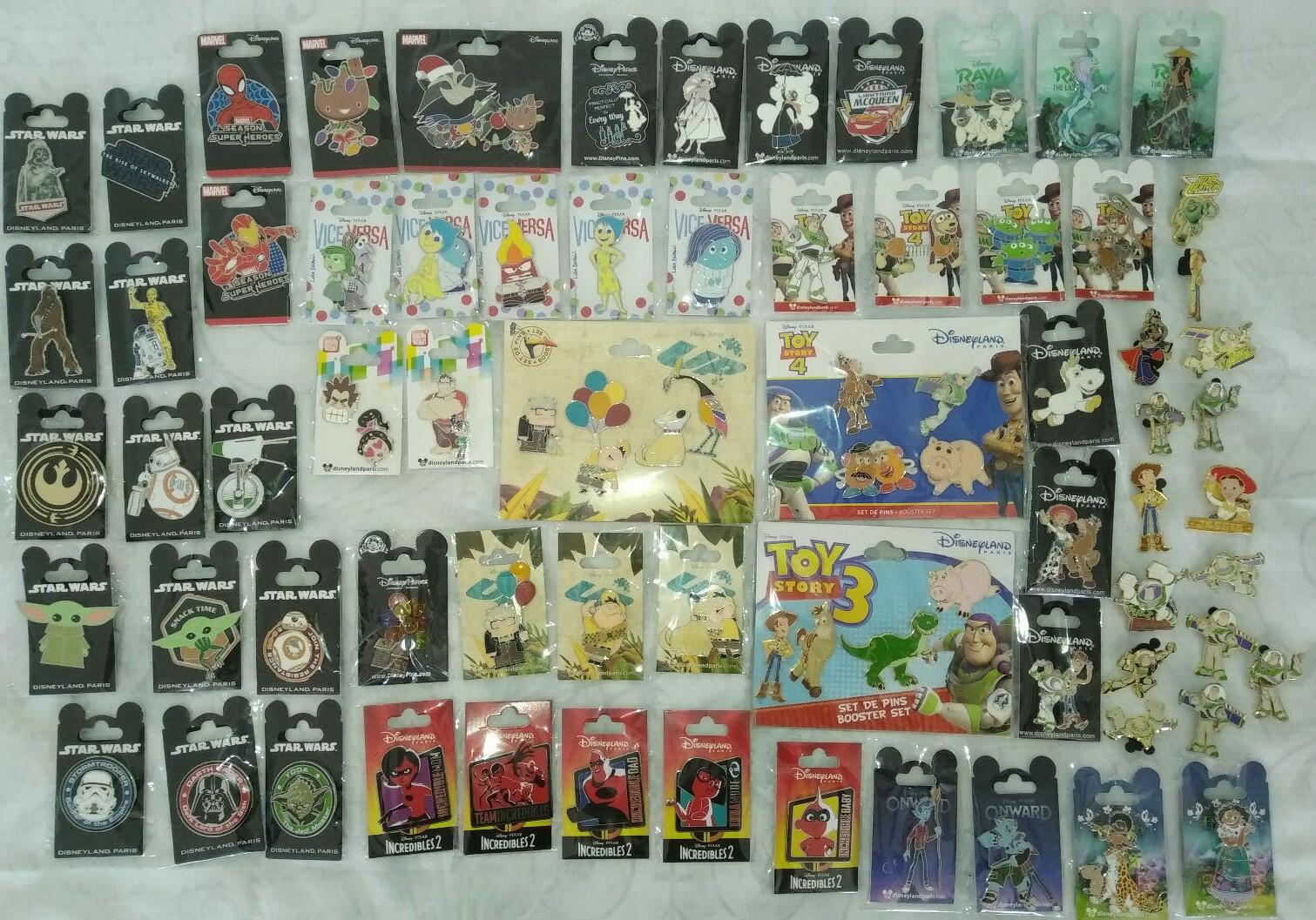 BN Choose Your Pin (s) DLP Disney Land Paris Star Wars Pixar