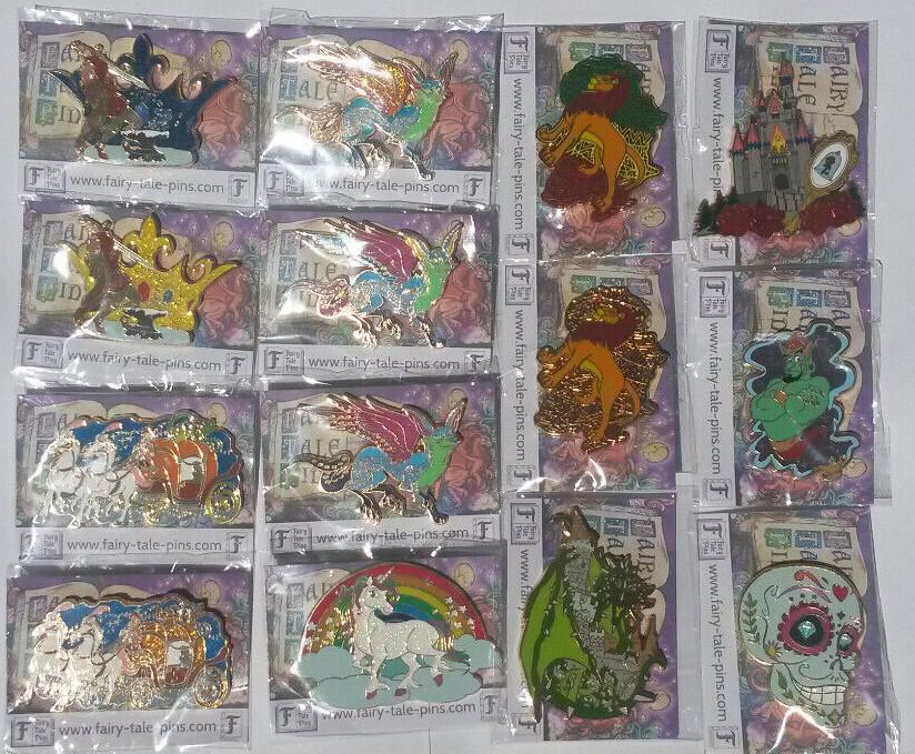 BN Choose Your Pin (s) Fairy Tale Limited Edition LE Dragon Castle Genie Alebrij