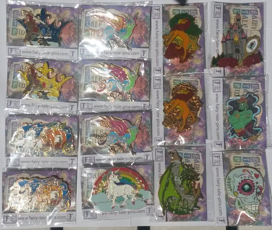 BN Choose Your Pin (s) Fairy Tale Limited Edition LE Dragon Castle Genie Alebrij