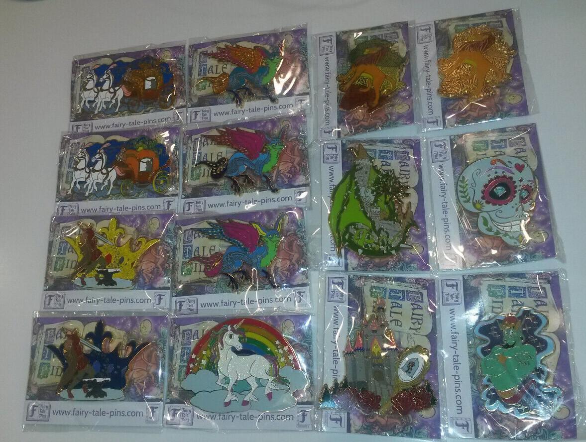 BN Choose Your Pin (s) Fairy Tale Limited Edition LE Dragon Castle Genie Alebrij
