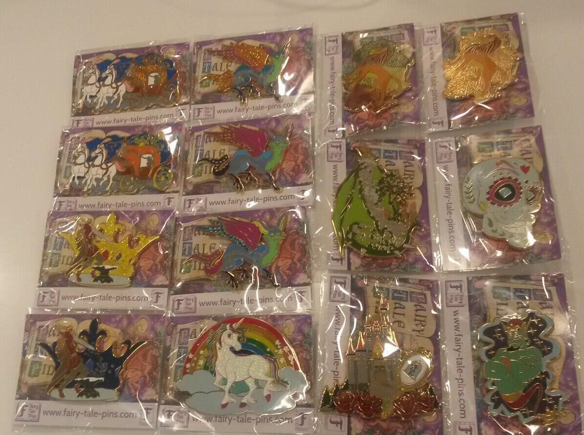 BN Choose Your Pin (s) Fairy Tale Limited Edition LE Dragon Castle Genie Alebrij