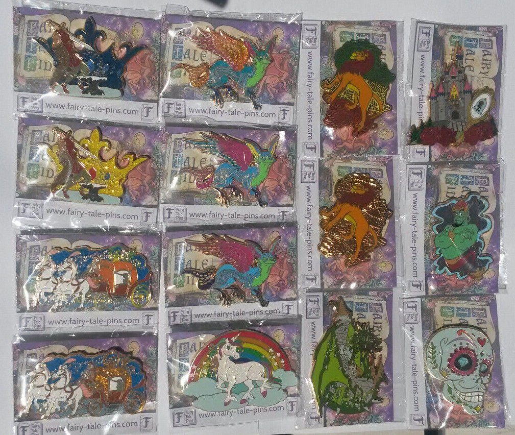BN Choose Your Pin (s) Fairy Tale Limited Edition LE Dragon Castle Genie Alebrij