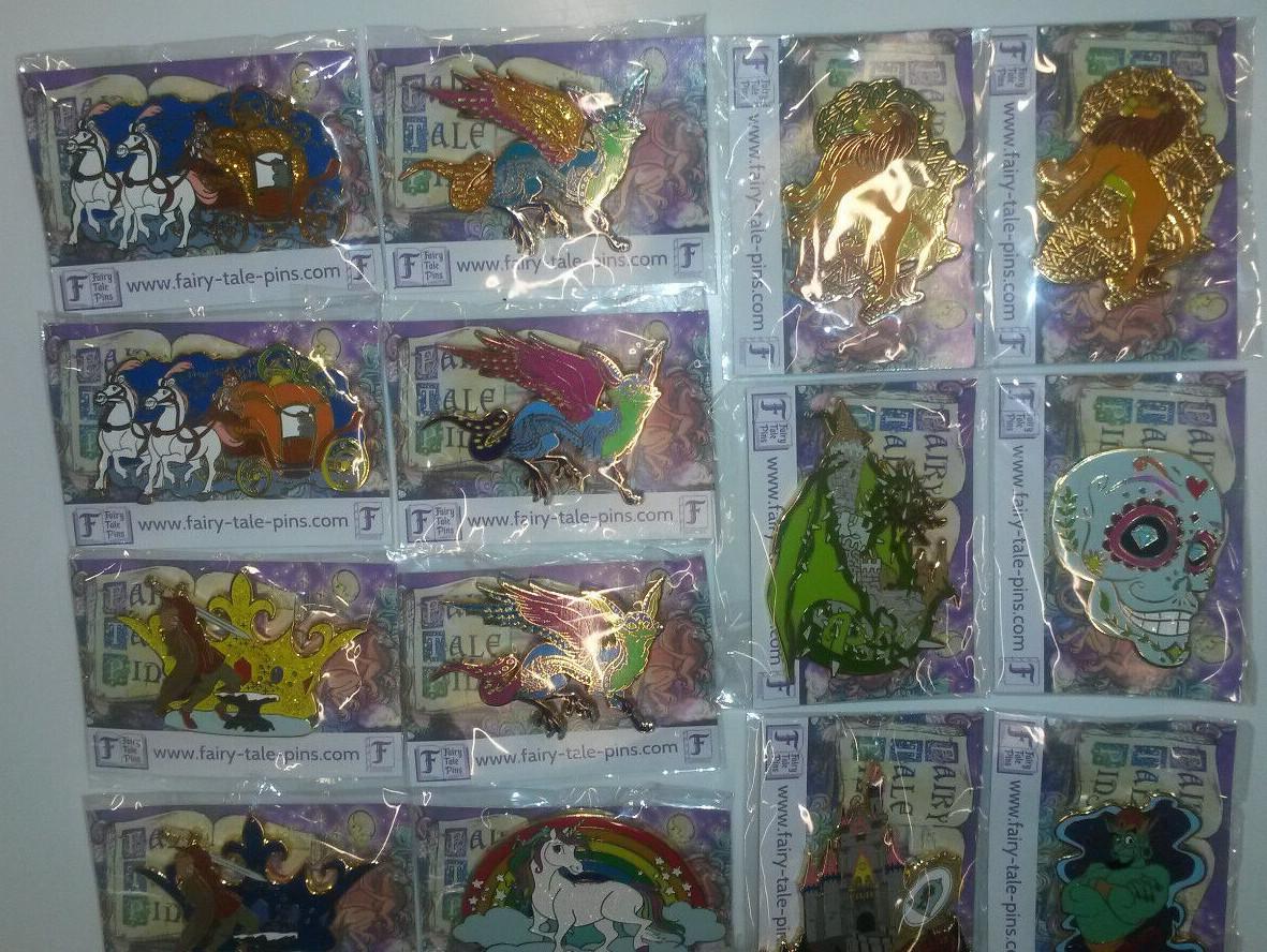 BN Choose Your Pin (s) Fairy Tale Limited Edition LE Dragon Castle Genie Alebrij