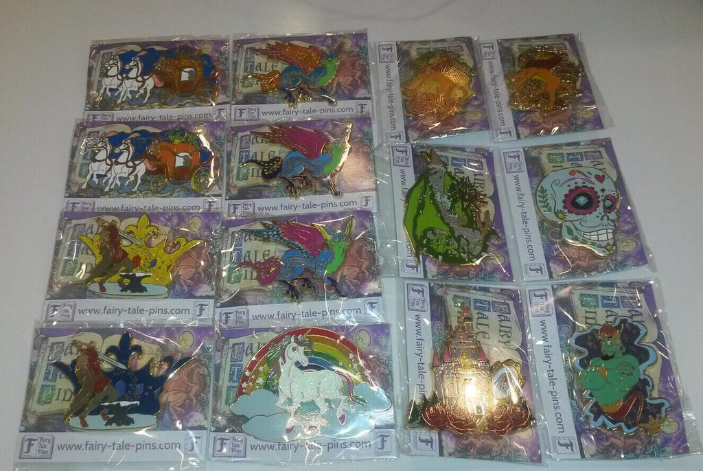 BN Choose Your Pin (s) Fairy Tale Limited Edition LE Dragon Castle Genie Alebrij