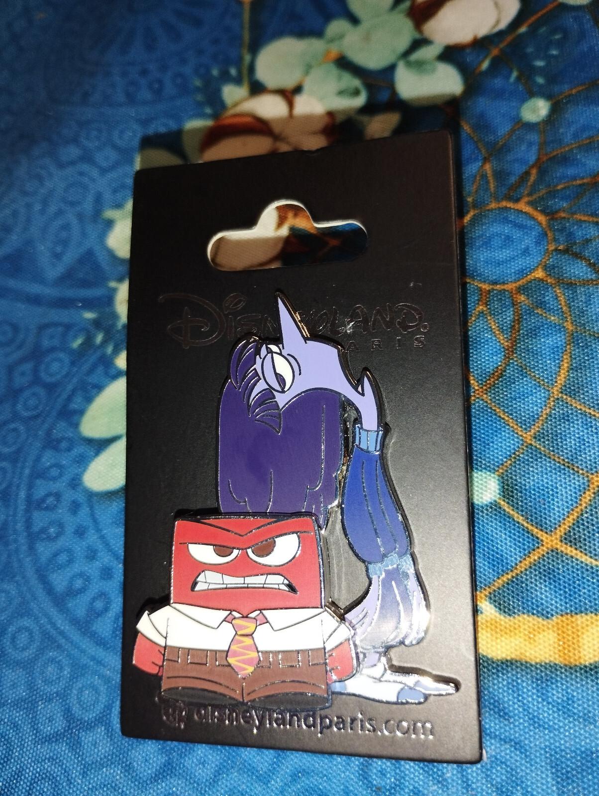 Boredom and Anger Inside Out Series Disney Land Paris Dlp 2024 June Pixar Pin