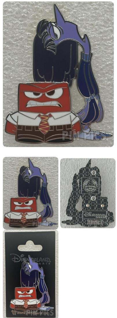 Boredom and Anger Inside Out Series Disney Land Paris Dlp 2024 June Pixar Pin