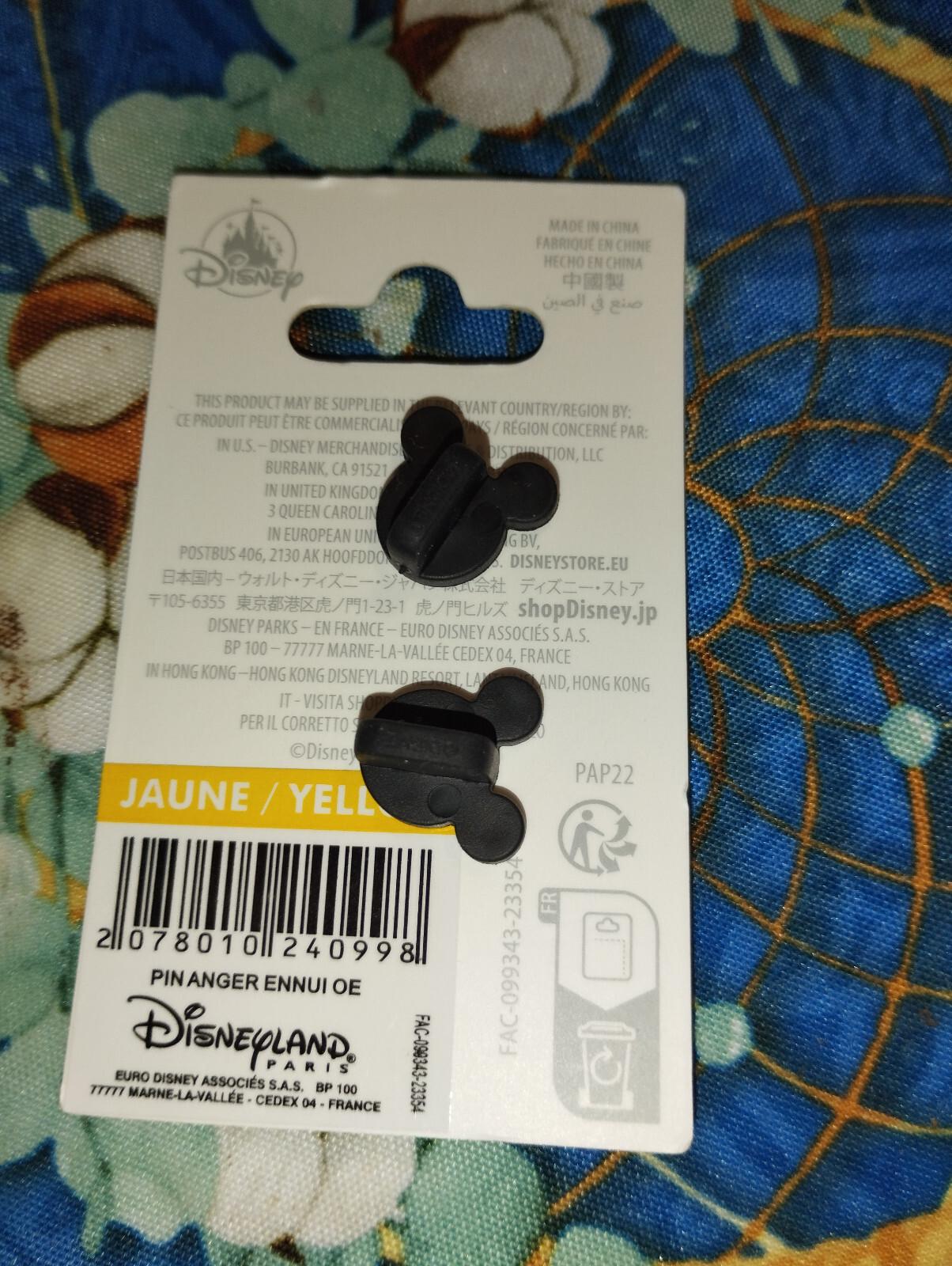 Boredom and Anger Inside Out Series Disney Land Paris Dlp 2024 June Pixar Pin