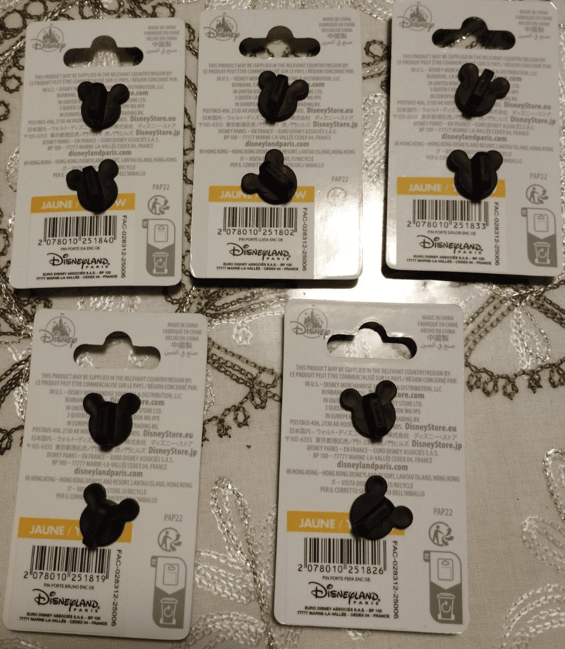 Bruno Luisa Isabela Dolores Pepa Encanto Door 5 pins Set Disney Paris Dlp 8 2025