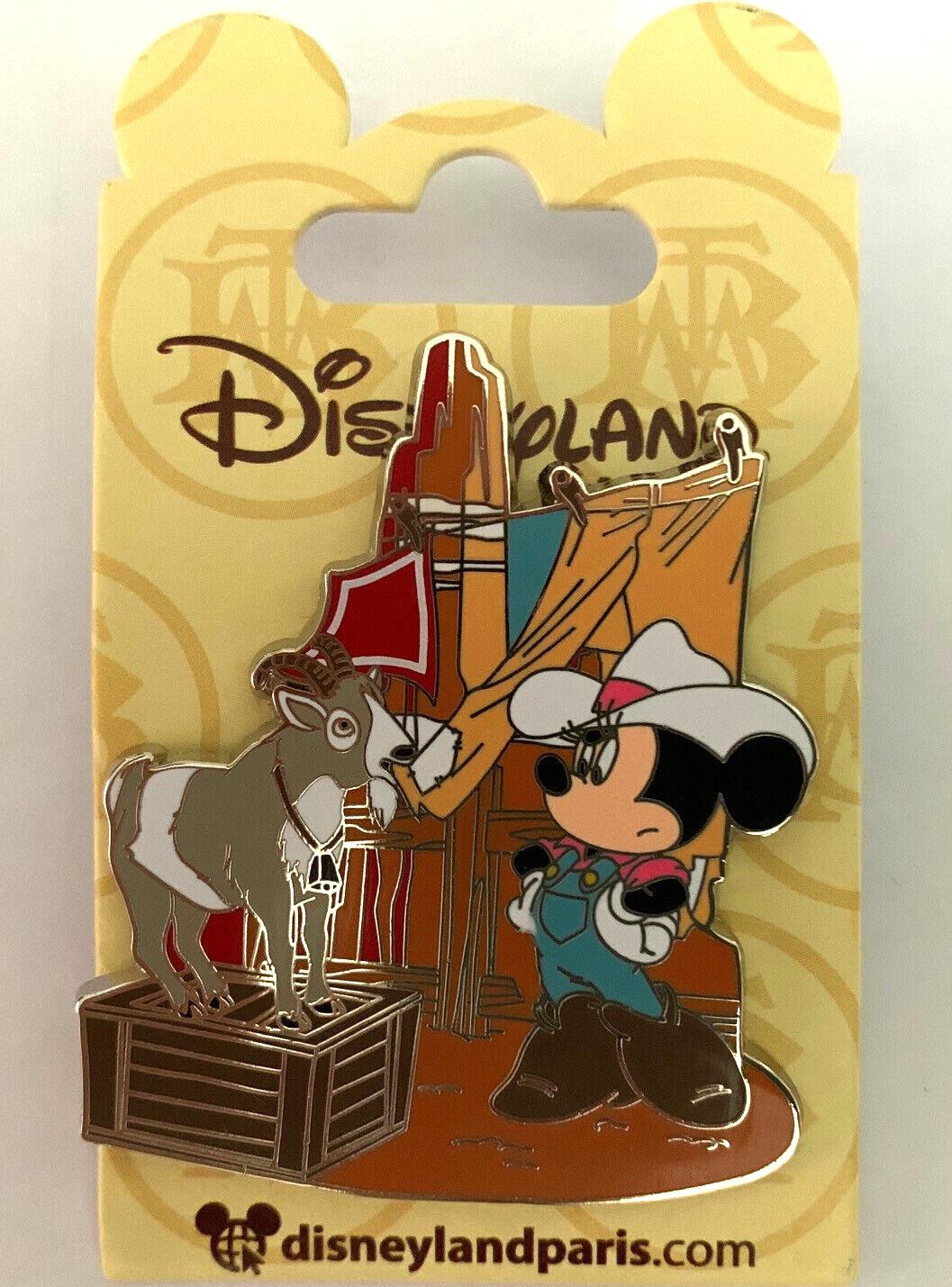 BTM Big Thunder Mountain Attraction Minnie Cowgir Goat Disney Paris Dlp 2023 Pin