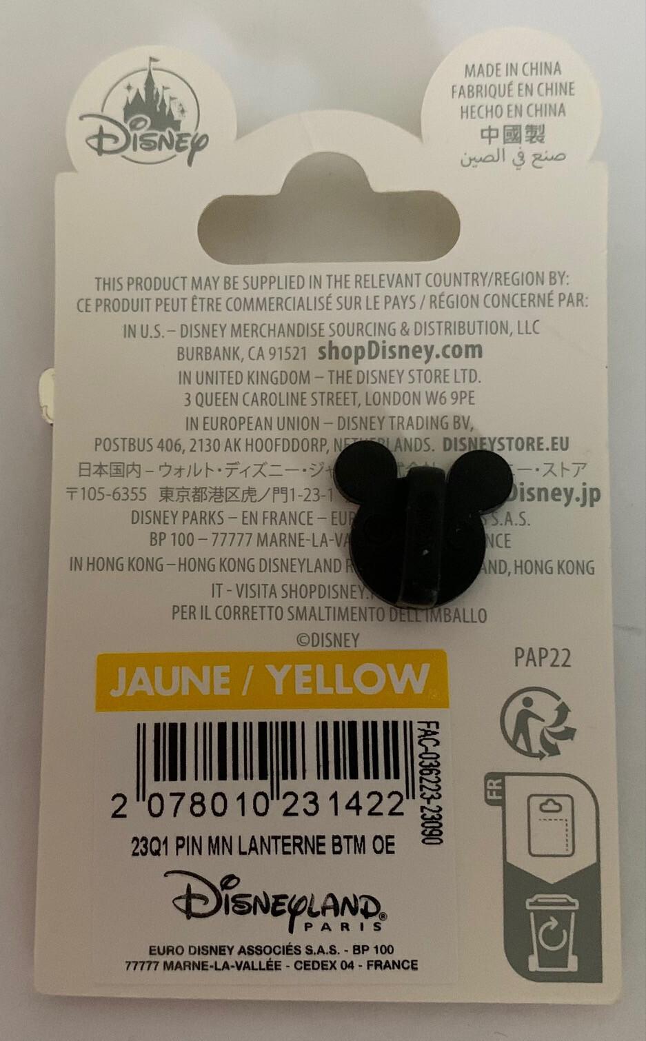 BTM Big Thunder Mountain Attraction Minnie Lamp Disney Paris Dlp 2023 Dangle Pin