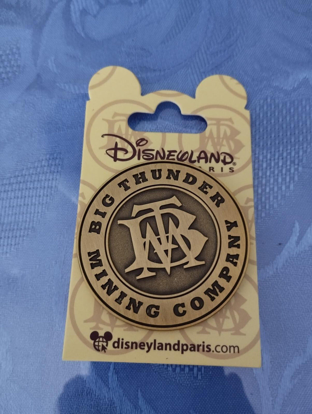 BTM Big Thunder Mountain Company Logo Attraction Seri Disney Paris Dlp 2023 Pin
