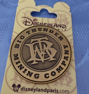 BTM ビッグサンダー・マウンテン 会社ロゴ アトラクション シリーズ ディズニー・パリ DLP 2023 ピン