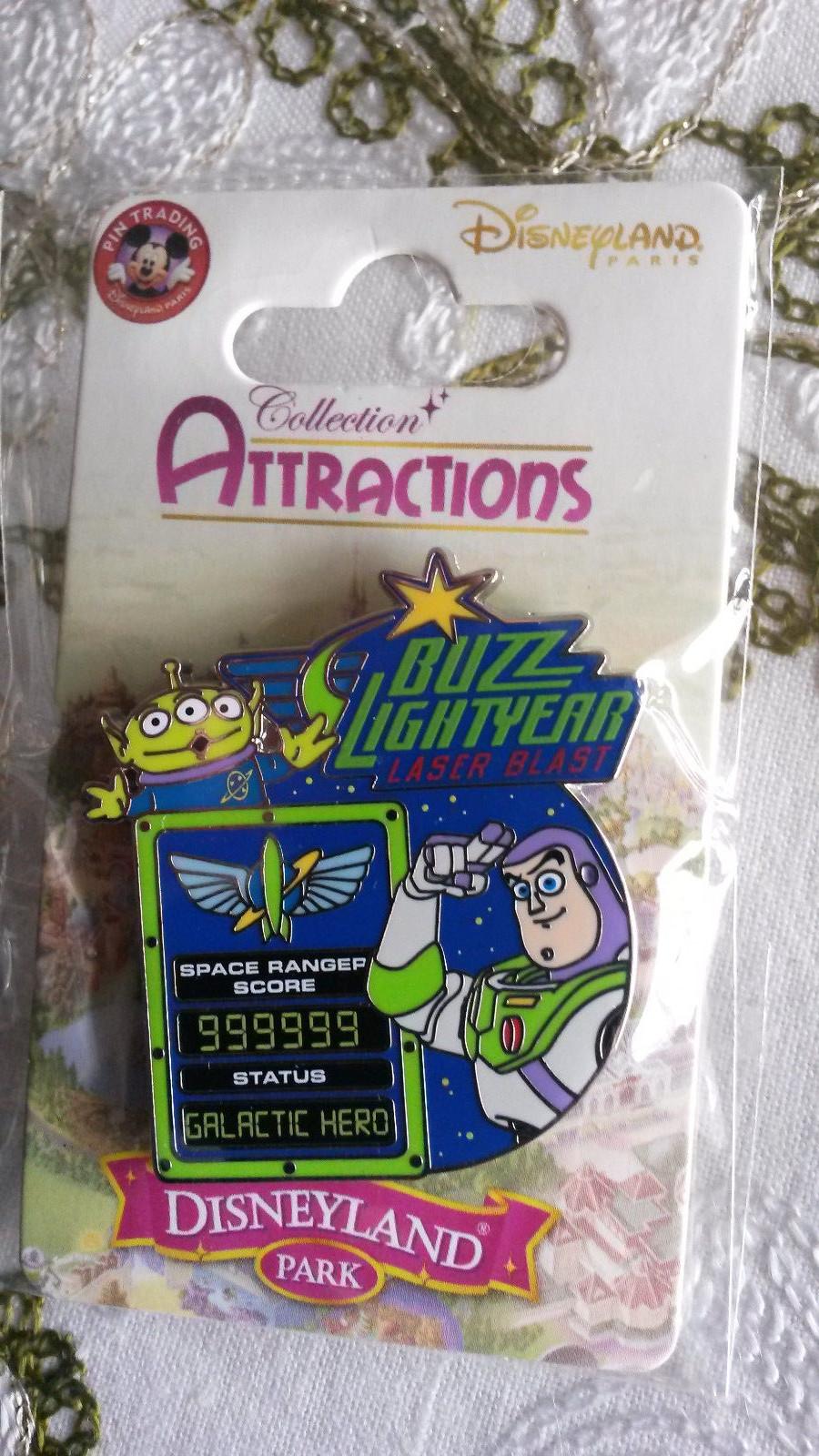 Buzz Lightyear Laser Blast Attraction Series Disney Paris Dlrp Dlp 2014 Pin