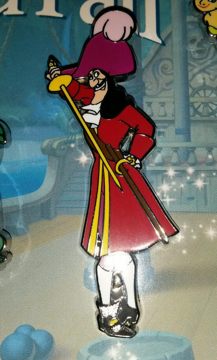 Captain Hook only (Peter Pan Booster set) Disney Land Paris Dlrp Dlp 2018 Pin