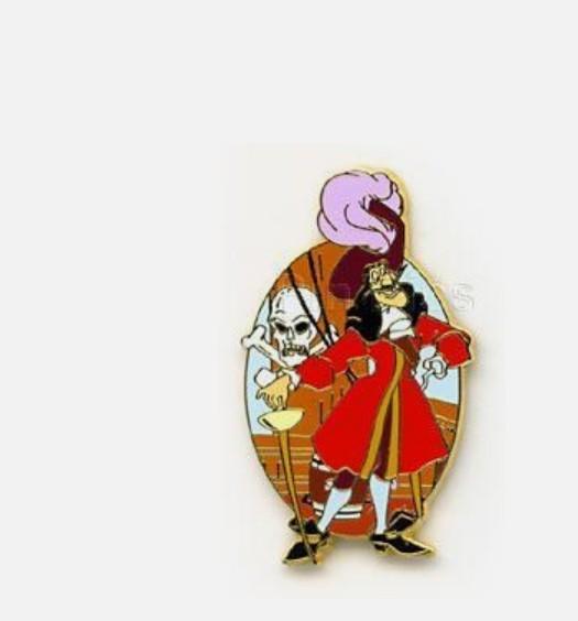 Captain Hook Return To Neverland Disney Land Paris Dlrp Dlp 2002 pin