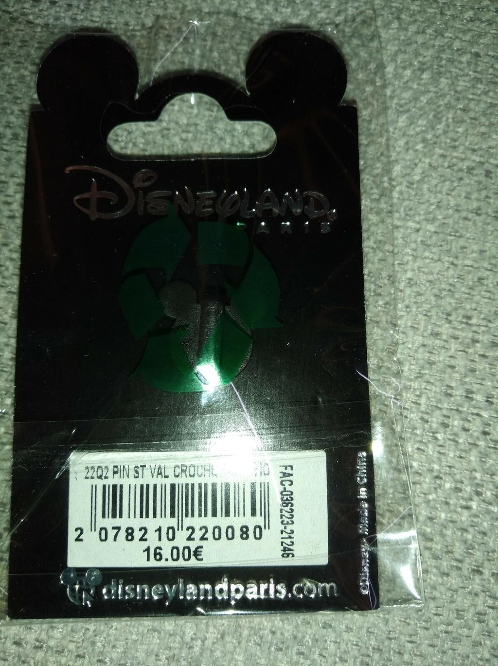 Captain Hook St Valentin Valentine 2022 Disney Land Paris LE 700 Dlp Dangle Pin
