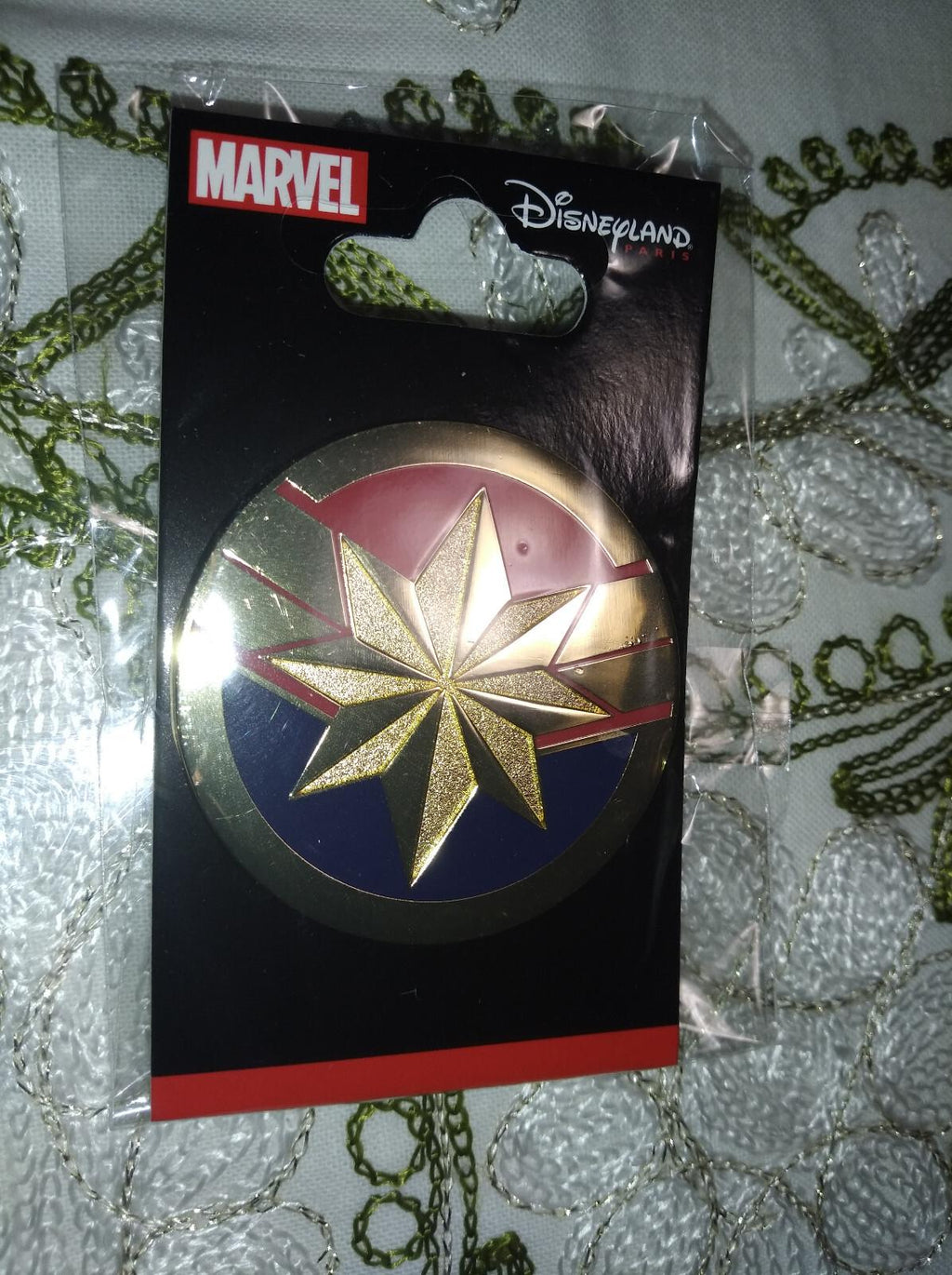 Captain Marvel Disney Land Paris Dlrp DLP Dece 2022 3 Pins Set