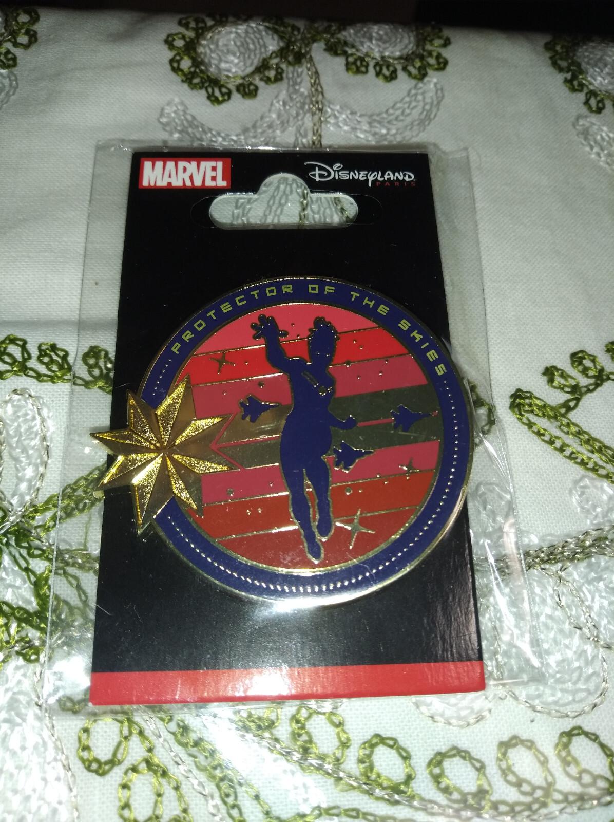 Captain Marvel Disney Land Paris Dlrp DLP Dece 2022 3 Pins Set