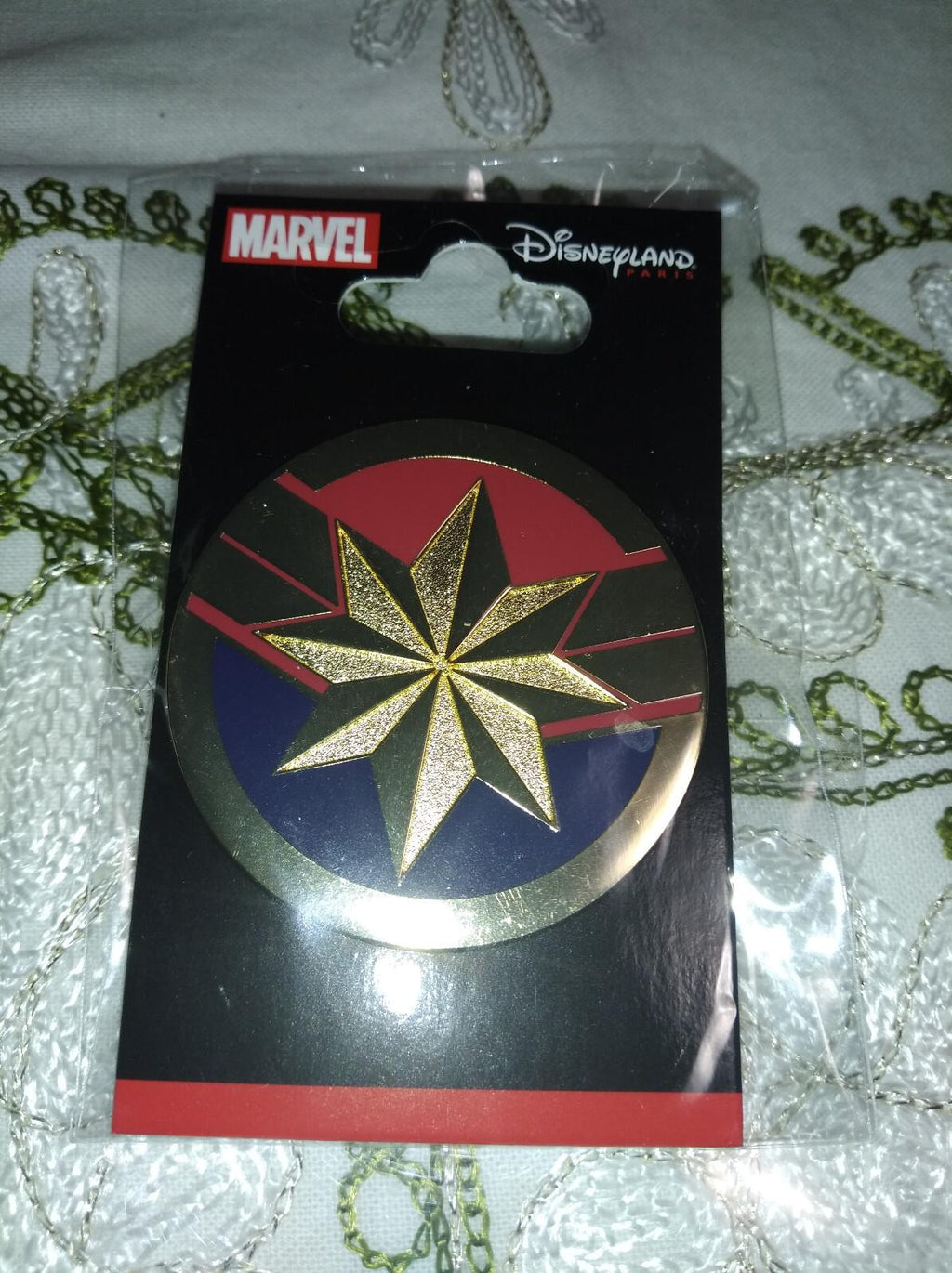 Captain Marvel Disney Land Paris Dlrp DLP Dece 2022 3 Pins Set