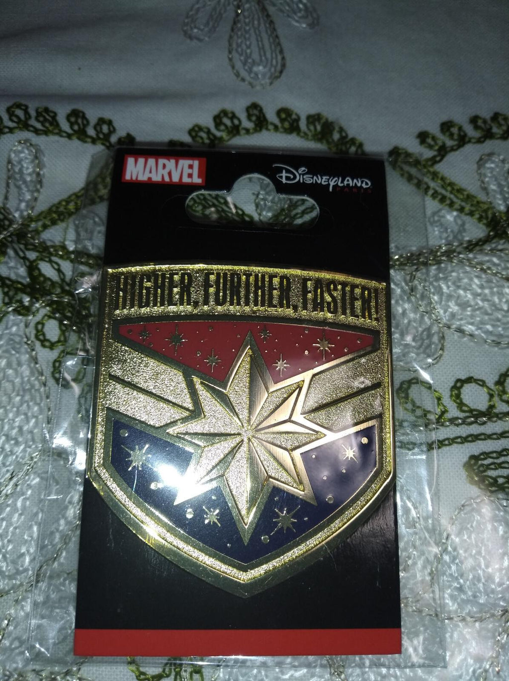 Captain Marvel Disney Land Paris Dlrp DLP Dece 2022 3 Pins Set