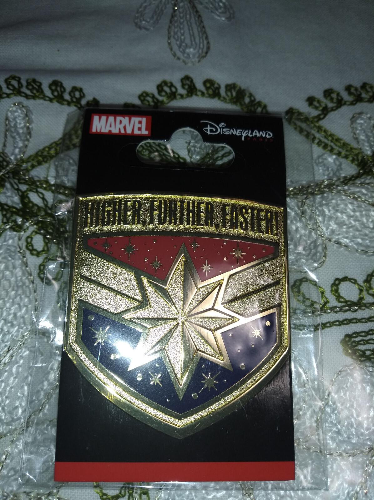 Captain Marvel Disney Land Paris Dlrp DLP Dece 2022 3 Pins Set