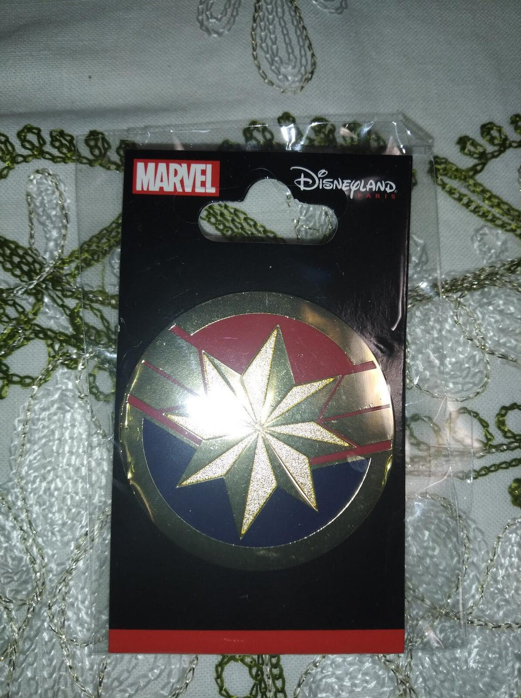 Captain Marvel Disney Land Paris Dlrp DLP Dece 2022 3 Pins Set