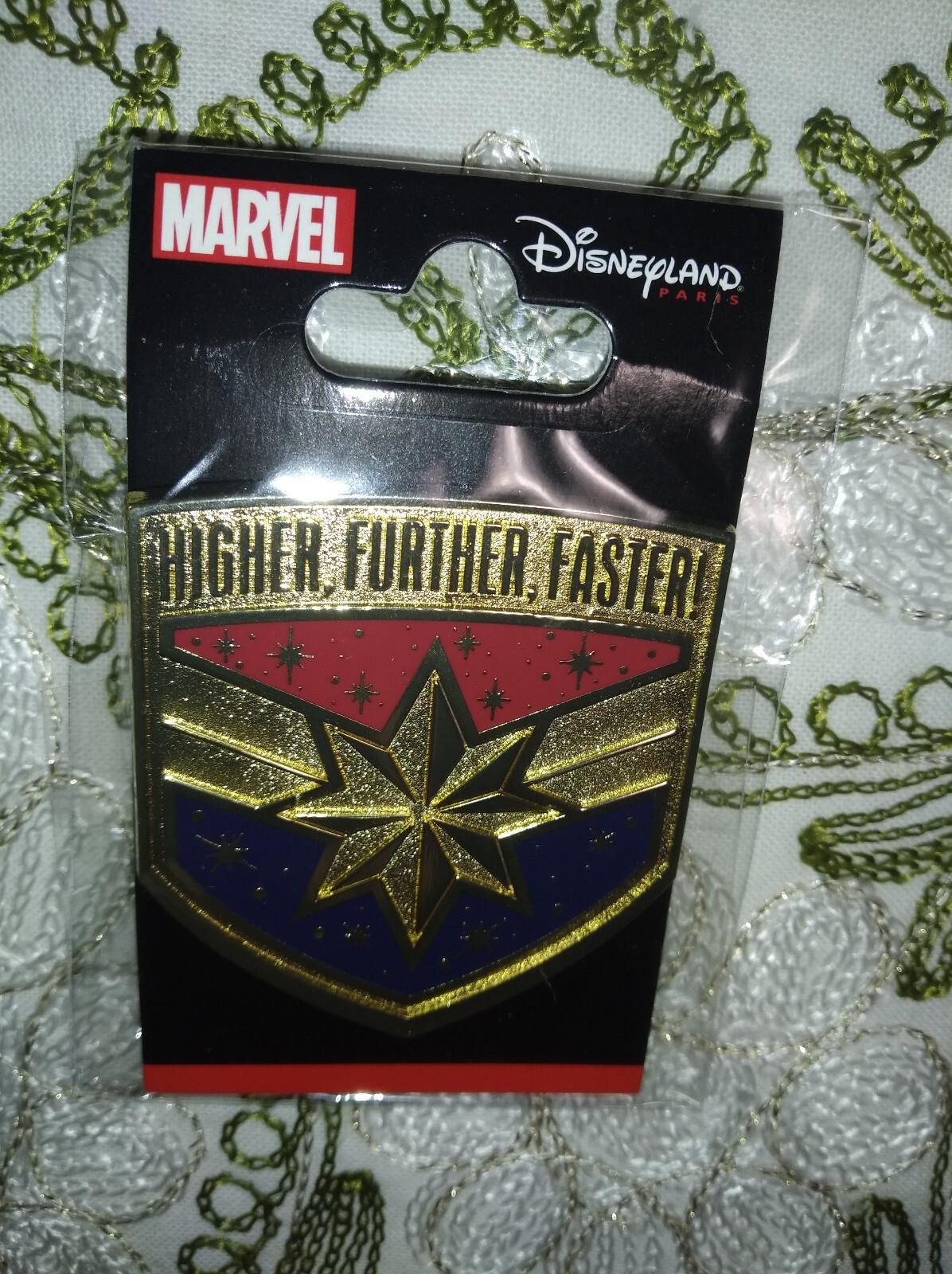 Captain Marvel Disney Land Paris Dlrp DLP Dece 2022 3 Pins Set
