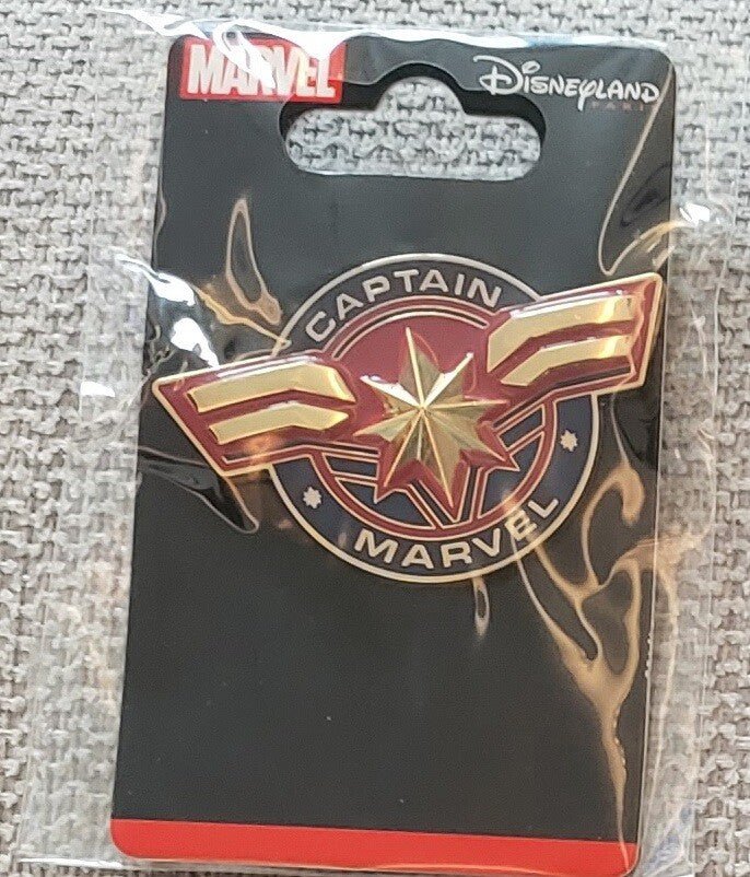 Captain Marvel Logo Avengers Disney Land Paris Dlp 2019 Pin