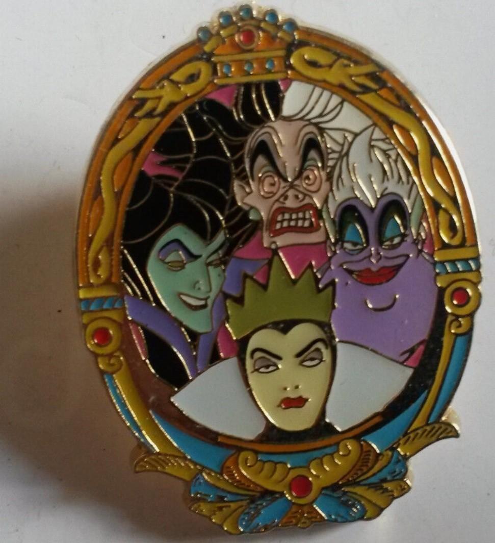 Cast Member Lanyard Series 3 Villains Maleficent Cruella Disney Paris Dlp pin