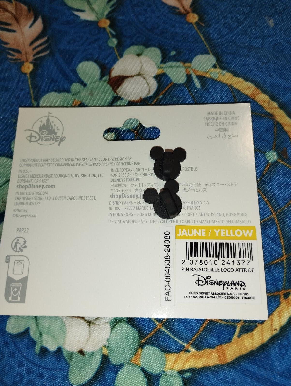 Chef Remy Attraction Logo Ratatouille 10th Anniversary Disney Paris Dlp 2024 Pin
