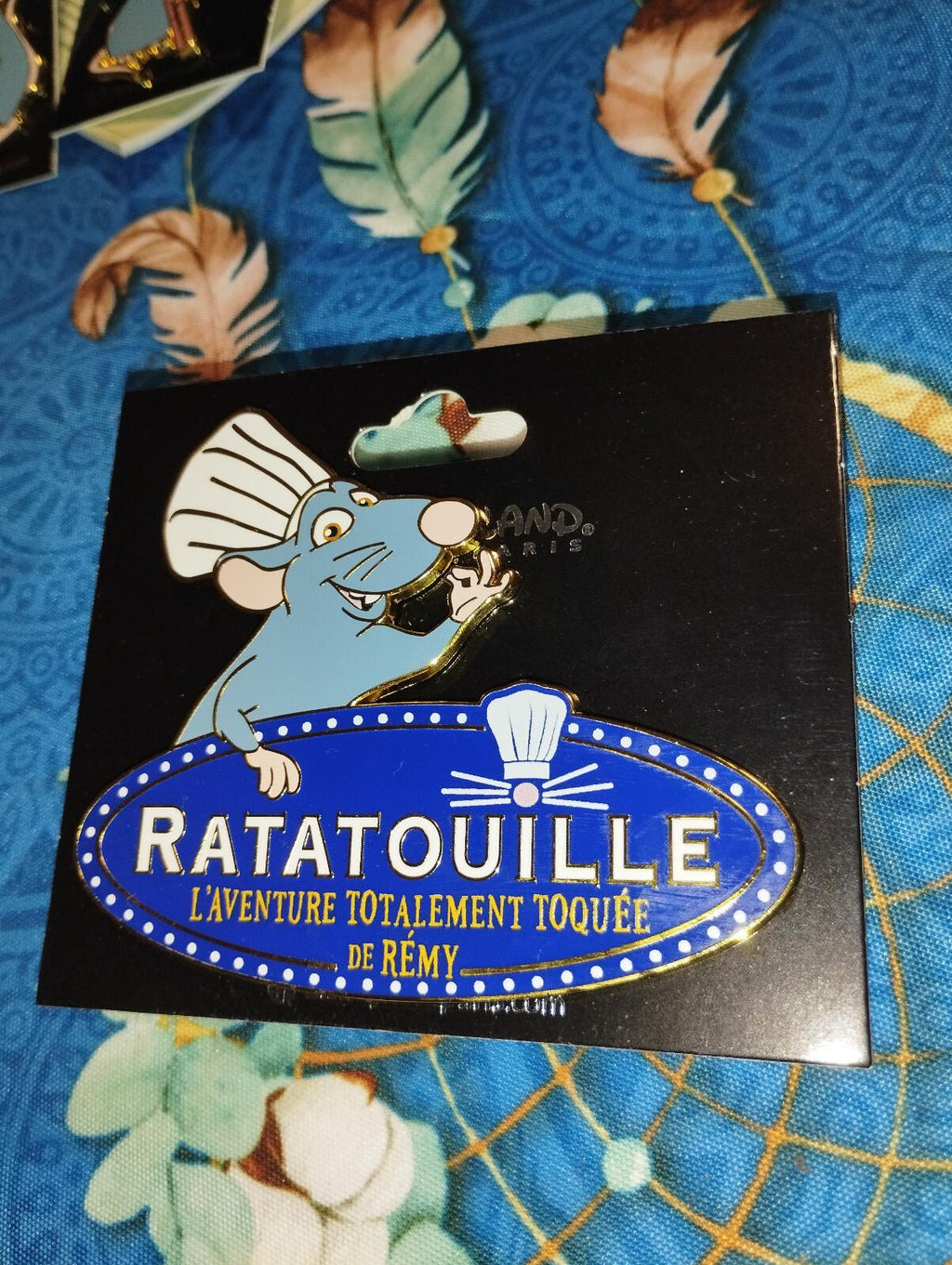Chef Remy Attraction Logo Ratatouille 10th Anniversary Disney Paris Dlp 2024 Pin