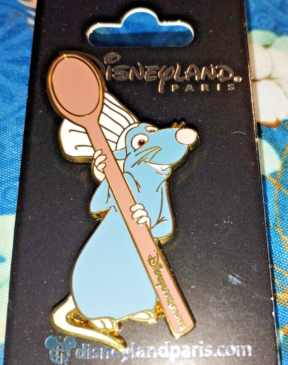 Chef Remy Wooden Spoon Ratatouille 10th Anniversary Disney Paris Dlp 2024 Pin