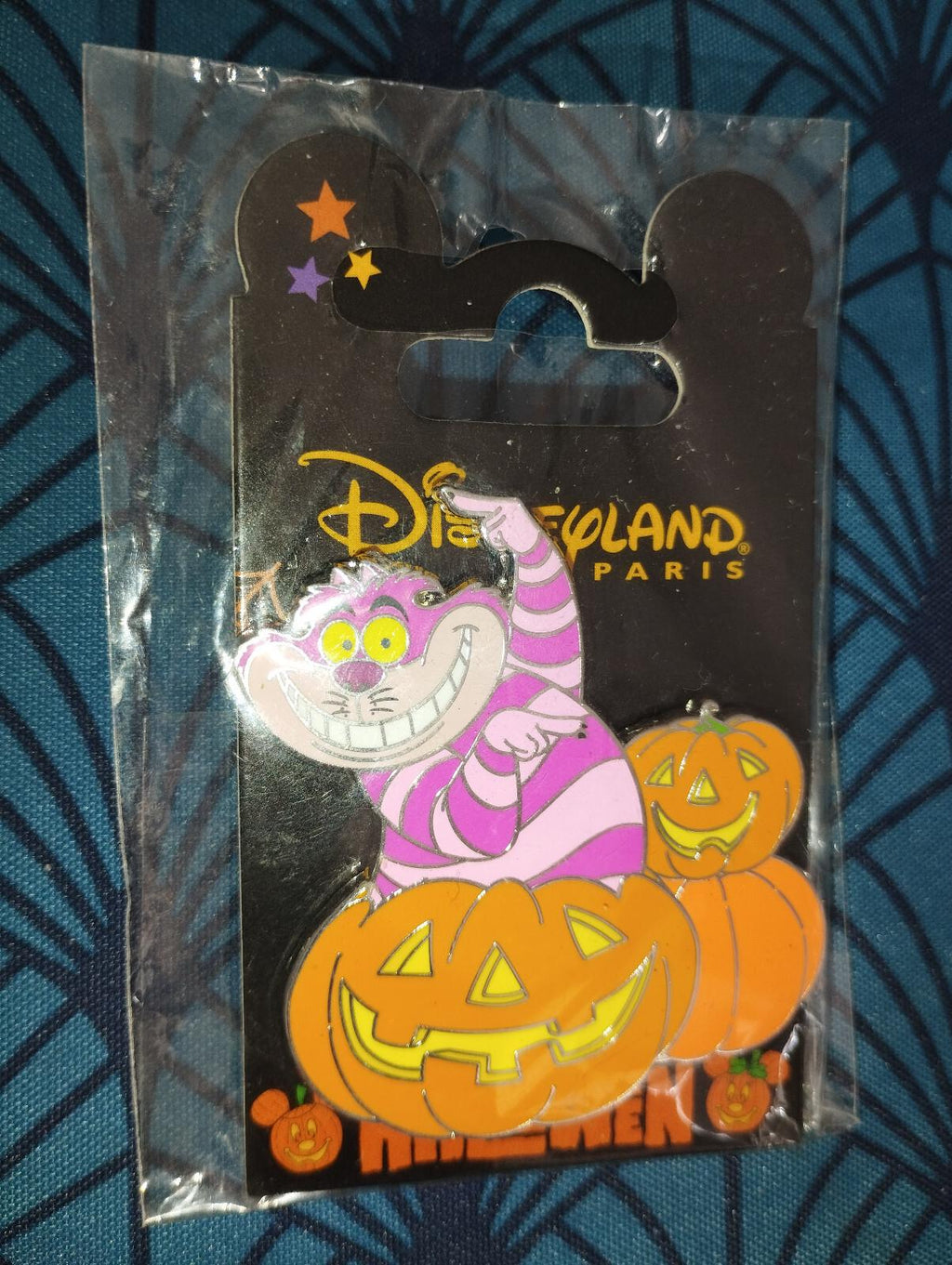 Cheshire cat out of a Pumpkin Halloween Disney Land Paris Dlp Dlrp 2021 Pin