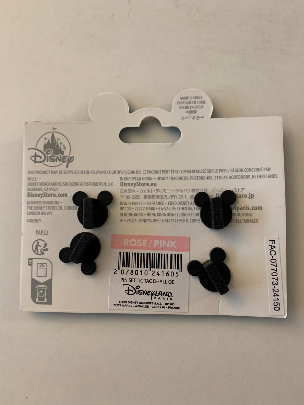 Chip and Dale Angel & Devil Set Halloween Disney Land Paris DLP Sep 2024 2 Pins