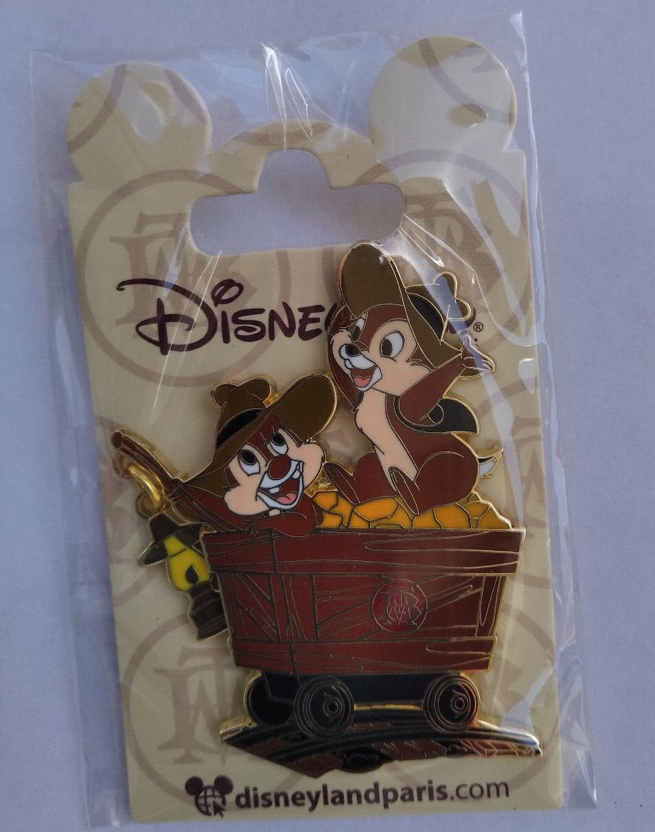 Chip and Dale Big Thunder Mountain Series Disney Land Paris Dlrp Dlp 2021 pin