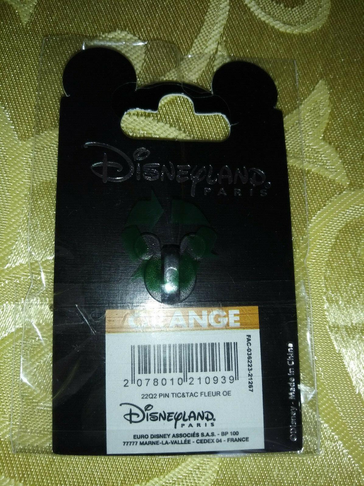 Chip and Dale Brown Leaves Flower Series Disney Land Paris Dlrp Dlp Fev 2022 Pin