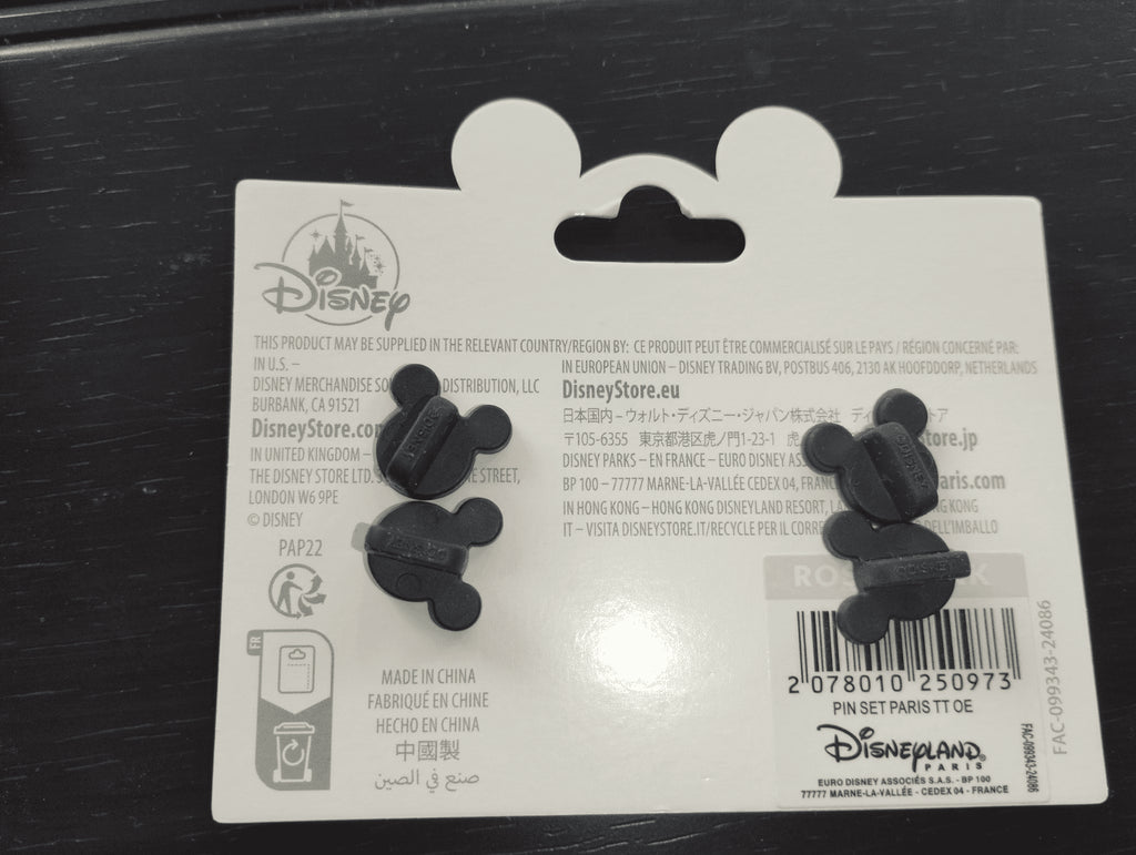 Chip and Dale Croissant Set de Paris Disney LandParis Dlp March 2025 2 Pins