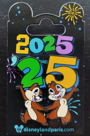 チップとデール ディズニーランド・パリ Dlp 2025年1月 セレブレーション ピン