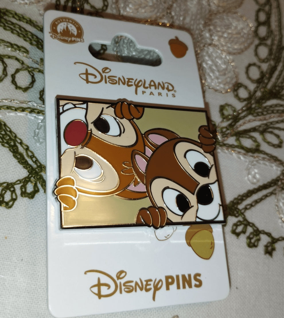 Chip and Dale - Frame Poster Disney Land Paris Dlp Apr 2025