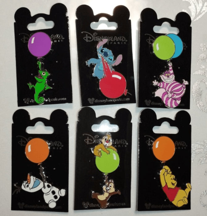 Chip and Dale - Green Balloon Disney Land Paris Dlp 08 2024 Pin