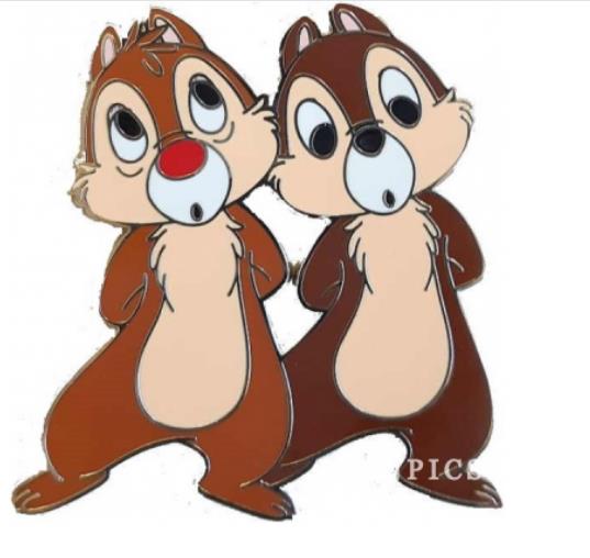 Chip and Dale Innocent Disney Land Paris Dlrp Dlp 12/02/ 2021 Pin